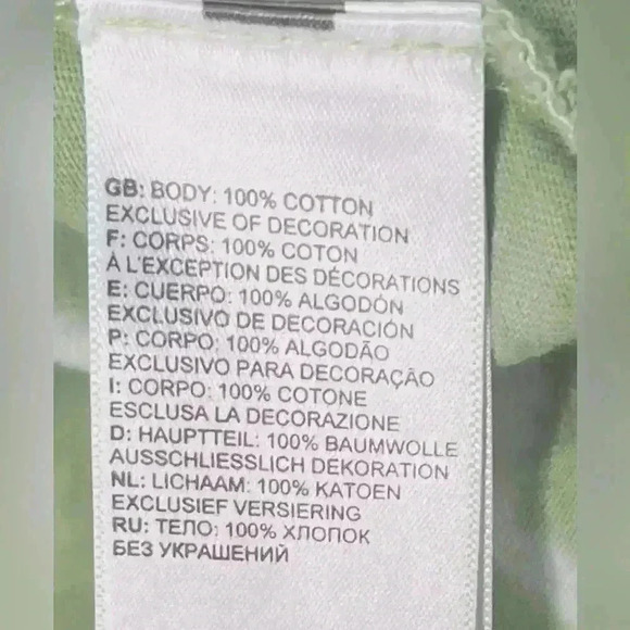 The North Face Botanic Dye Tee in Sullivan Green Men's Size Medium - Picture 7 of 8